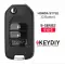 KEYDIY KD Universal Car Flip Remote Key Honda Style 2 Button B10-2 - CR-KDY-B10-2  p-3 thumb