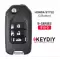 KEYDIY KD Universal Car Flip Remote Key Honda Style 3 Buttons B10-3 - CR-KDY-B10-3  p-4 thumb