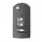 KD Universal Flip Remote Key B Series B14-3 3 Buttons Mazda Style  thumb