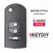 KEYDIY KD Universal Car Flip Remote Key Mazda Style 3 Buttons B14-3 - CR-KDY-B14-3  p-3 thumb