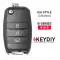 KEYDIY KD Universal Car Flip Remote Key Kia Style 3 Buttons B19-3 - CR-KDY-B19-3  p-3 thumb