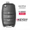 KEYDIY KD Universal Car Flip Remote Key Kia Style 3 Buttons B19-3 - CR-KDY-B19-3  p-4 thumb