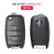 KEYDIY KD Universal Car Flip Remote Key Kia Style 3 Buttons B19-3 - CR-KDY-B19-3  p-2 thumb
