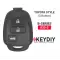 New High Quality KEYDIY Universal Remote Head Key Toyota Style 3 Buttons B35-3  thumb