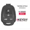 KEYDIY Universal Remote Head Key Toyota Style 4 Buttons B35-4 - CR-KDY-B35-4  p-2 thumb