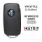 KEYDIY Universal Wireless Flip Remote Key VW Style 4 Buttons NB08-3+1 - CR-KDY-NB08-3+1  p-5 thumb