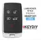 New High Quality KEYDIY Universal Smart Proximity Remote Key Land Rover Style 5 Buttons ZB24 thumb