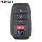 KeyDiy KD Universal Smart Remote Key 4 Button Toyota Style ZB35-4-0 thumb