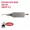 Original Lishi GM39 V.3 for GM Decoder Reader Door Trunk Anti Glare-0 thumb