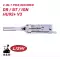 Lishi HU92+ V3 for Mini, Rover and BMW 2-in-1 Pick Decoder Twin Lifter-0 thumb