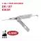 Original Lishi KIA3R KK3 for Kia 2-in-1 Pick & Decoder Door Trunk Anti Glare-0 thumb