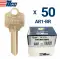 ILCO AR1 1179 5-Pin Metal Head Arrow Key Blank Brass Finish Pack of 50-0 thumb