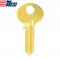 ILCO CO1060 Metal Head Key Blank for Corbin Mailbox Brass Finish-0 thumb