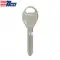 ILCO Mechanical Metal Head Key for Nissan 8 and 10 Cut X237 - DA34-0 thumb