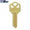 Mechanical Metal Head Key Blank KW1 Kwikset Brass Finish-0 thumb