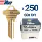 ILCO Brass Finish Schlage Key Blank Residential SC1 Pack Of 250-0 thumb