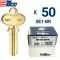 ILCO SE1 1022 Metal Key Blank Brass Finish Segal Pack of 50-0 thumb
