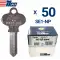 ILCO SE1 1022 Metal Key Blank Nickel Plated Finish Segal Pack of 50-0 thumb