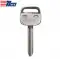 ILCO Mechanical Metal Head Key 8 Cut for Toyota TR47 / X217-0 thumb