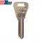 ILCO WR3 1054WB Metal Head Key Blank Brass Finish for Weiser Locks-0 thumb
