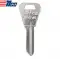 ILCO WR3 1054WB Metal Head Key Blank Nickel Plated Finish for Weiser Locks-0 thumb