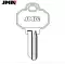JMA Mechanical Metal Head Key Nickel Finish BW2 / 1510 Baldwin-0 thumb