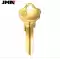 JMA Mechanical Metal Head Key Kwikset KW10 KWI-2DE Brass Finish-0 thumb