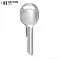 Mechanical Single-Sided 6-Cut Door Metal Head Key For GM B47 S1098K-0 thumb