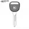 Mechanical Double-Sided Large 10-Cut Plastic Head Key For GM B91-P P1111-P-0 thumb