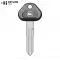 Mechanical Double-Sided Plastic Head Key For Nissan DA25-P X123-0 thumb
