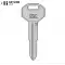 Mechanical Double-Sided Metal Head Key For Mitsubishi MIT1 X176-0 thumb