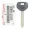 Toyota Mechanical Plastic Head Key 90999-00200-0 thumb