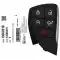 2023-2025 Chevrolet Silverado, GMC Sierra Smart Remote Key 13560219 YG0G21TB2 5 Button-0 thumb