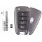 2018-2020 Hyundai Santa Fe Flip Remote Key 95430-S2000 TQ8-RKE-4F39 4 Button-0 thumb