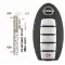 2022-2024 Nissan Murano Smart Remote Key 89904-33181 KR5TXN7 5 Button-0 thumb
