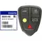 1999-2003 Volvo keyless Entry Remote Key 8685150 LQNP2T-APU 5 Button-0 thumb