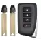 Smart Remote Key Shell for Lexus 4 Buttons with Insert Key-0 thumb