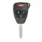 Remote Head Key Shell for Dodge Jeep, Chrysler 4 Button Remote Start OHT692713AA-0 thumb