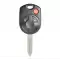 Ford 3 Button Old Style Remote Head Key Shell H75 thumb