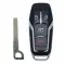 Smart Remote Shell for Ford Edge, Explorer, Fusion, Mustang 4 Button with Blade HU101-0 thumb