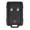 Keyless Entry Remote Key Shell for Chevrolet, GMC 3 Button M3N32337100 Black-0 thumb