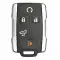 Keyless Entry Remote Key Shell for Chevrolet GMC 5 Button for FCCID M3N-32337200 Silver-0 thumb