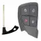 Smart Remote Key Shell for Chevrolet Tahoe, Suburban 4 Button FCCID: YG0G21TB2-0 thumb
