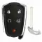 Smart Remote Key Shell for Cadillac 5 Button Sedan HYQ2AB-0 thumb