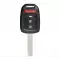 Honda Remote Head Shrell 4 Buttons With Blank Key thumb