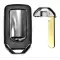 Aftermarket Top Quality Remote key Shell Case Replacement for Smart Honda 4 Button FCCID KR5V1X, KR5V44, KR5T44  thumb