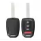 Remote Head Key Shell For Honda HR-V  CR-V Civic 4 Button with Blade HON66-0 thumb