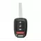 Honda HR-V  CR-V Civic Remote Key Shell 4 Button  HON66 thumb