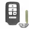 Smart Remote Key shell for Honda 5 Button With Remote Start Button SUV-0 thumb