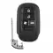 Smart Remote Key Shell for Honda Accord, Civic, CRV 5 Button With AC Button-0 thumb